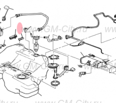 Датчик давления топливного бака Cadillac SRX І