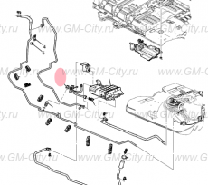Проводка датчиков топливного бака Cadillac SRX ІІ