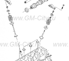 Головка блока цилиндров (3-х) Chevrolet Spark M200