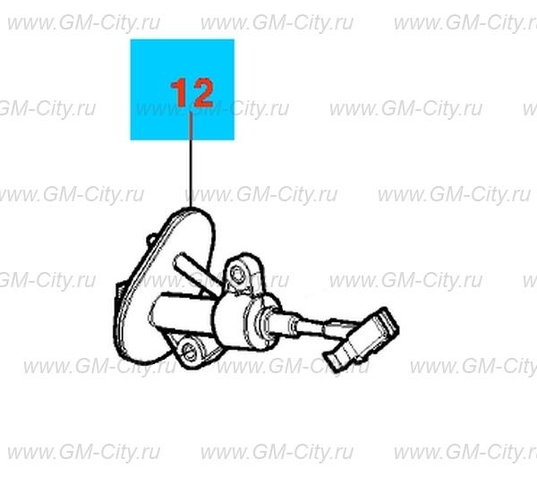 Цилиндр сцепления главный купить для Chevrolet Cobalt - 96887800