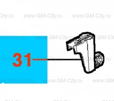 Кронштейн кондиционера верхний Chevrolet Cobalt