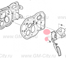 Педаль акселератора Cadillac CTS ІІ
