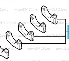 Крышка подшипника коленвала Chevrolet Cobalt