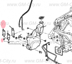 Насос стеклоомывателя Cadillac SRX І