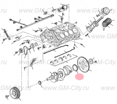 Сальник коленвала задний Cadillac SRX І