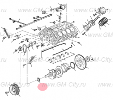 Звездочка коленвала Cadillac SRX І
