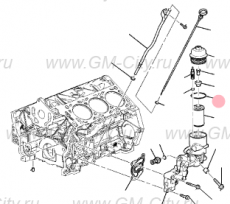 Сальник крышки масляного фильтра Cadillac CTS ІІ