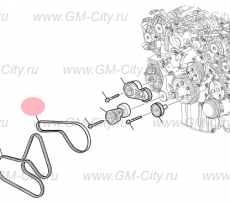 Ремень приводной Cadillac SRX І