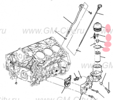 Крышка масляного насоса Cadillac CTS ІІ