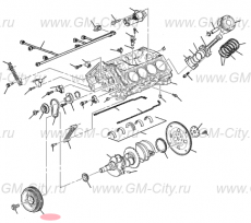 Шкив коленвала Cadillac SRX І