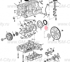 Прокладка коленвала Cadillac CTS ІІІ