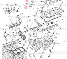 Прокладка крышки маслозаливной горловины Chevrolet Traverse II