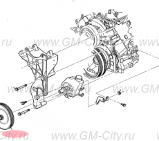 Шкив насоса гур Cadillac Escalade ІІІ