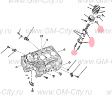 Шатун в сборе Cadillac CTS ІІ