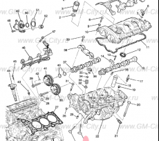Клапан впускной Chevrolet Traverse II