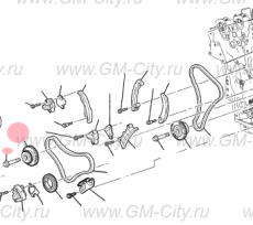 Шестерня грм правая Chevrolet Traverse II