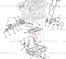 Сальник трубки маслозаборника Chevrolet Traverse II