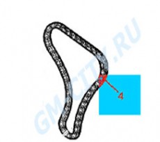 Цепь грм задняя 3,2 Chevrolet Captiva C100