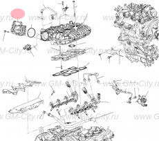Дроссельная заслонка Cadillac SRX ІІ