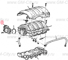Дроссельная заслонка Cadillac Escalade IV