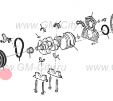 Шкив коленвала Cadillac Escalade IV