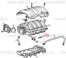 Прокладка впускного коллектора Cadillac Escalade IV