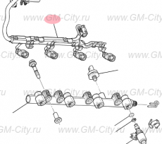 Проводка инжектора Cadillac ATS
