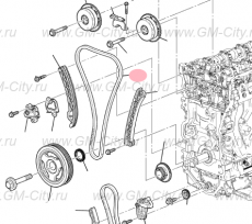 Цепь грм Cadillac ATS
