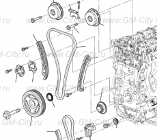 Звездочка впускного распредвала Cadillac ATS