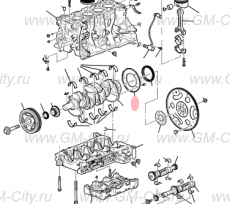 Кольцо коленвала Cadillac ATS