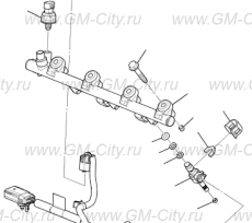 Проводка инжектора левая Cadillac CTS ІІ