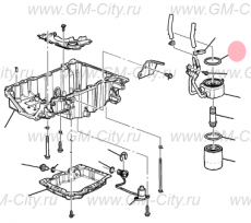 Сальник охладителя масла двигателя Cadillac CTS ІІІ