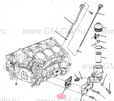 Прокладка масляного фильтра Cadillac CTS ІІ