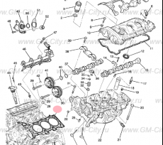 Прокладка гбц правая Chevrolet Traverse II