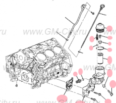 Фильтр масляный в сборе Cadillac CTS ІІ