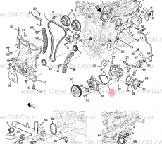 Прокладка помпы 1.5 Chevrolet Volt II