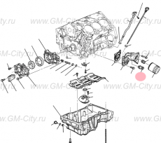 Датчик давления масляного фильтра Cadillac SRX ІІ