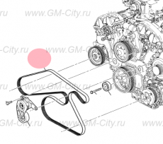 Ремень приводной Cadillac SRX ІІ