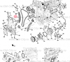 Направляющая натяжителя цепи грм 1.5 Chevrolet Volt II