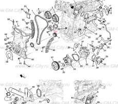 Натяжитель цепи грм 1.5 Chevrolet Volt II