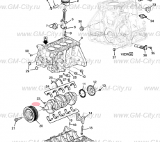 Коленвал 1.5 Chevrolet Volt II