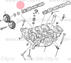 Распредвал впускной левый Cadillac CTS ІІ