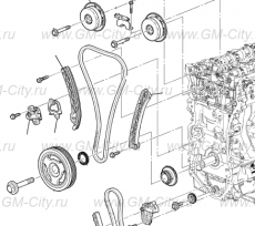 Звездочка впускного распредвала Cadillac CTS ІІІ