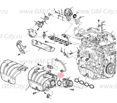 Сальник дроссельной заслонки Cadillac CTS ІІІ