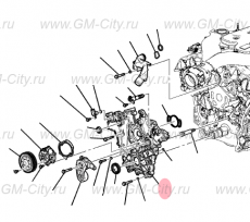 Крышка цепи грм Cadillac CTS ІІ