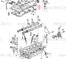 Крышка головки блока цилиндров Cadillac ATS