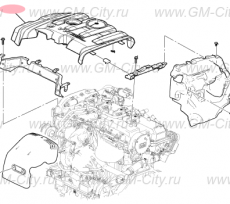 Крышка двигателя Cadillac CTS ІІІ