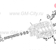 Поршень левый std Cadillac Escalade IV