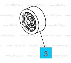 Ролик приводного ремня Chevrolet Malibu