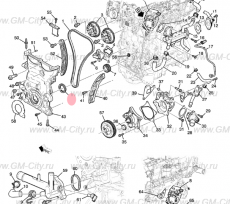 Сальник коленвала передний 1.5 Chevrolet Volt II